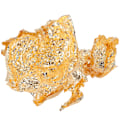 Miniatyrbild 3 av 8: Guldfolie Flakes Lång Flaska Metallisk Bronsering Konfetter för Målning Hantverk Arkitektur