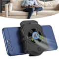 Miniatyrbillede 4 af 8: P9 Mobiltelefon Køler Bærbar Gaming Stråling Hurtig Køling Smartphone Varmeafleder Sort