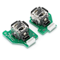 Miniatyrbilde 5 av 5: 3D Venstre Høyre Joystick Rocker Reparasjons Analog Gamepad Utskiftningsmodul Deler for wiiu