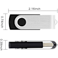 Miniatyrbild 5 av 6: Plug and Play USB-minne, 8GB Minne Med Vridbar Design Utan Lock Och LED-Indikator För Pålitlig Lagring
