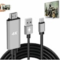 Miniatyrbilde 1 av 5: HDMI-adapter USB Type-C-kabel MHL 4K HD Video Digital Konverterkabel