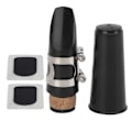 Miniatyrbilde 2 av 8: Klarinett Munnstykke Kit ABS Ligatur Puter Reed Cap Musikk Instrument Tilbehør(Svart )