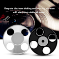 Miniatyrbilde 2 av 5: Audio platespiller i metall, platestabilisator, LP-vinylplateklemme
