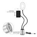 Miniatyrbillede 8 af 8: Multifunktionel skrivebordslampe til mobiltelefoner med justerbar lysstyrke