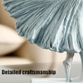 Miniatyrbillede 4 af 5: Balletdanser Statue Balletdanser Statue Kunst Skandinavisk Kunst Balletdanser Harpiks Karakter Dekoration Figurine Harpiks Hjem Indretning Desktop Dekoration
