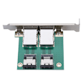 Miniatyrbillede 2 af 5: Dual Mini SAS 36P-26P SFF8087 til SFF-8088 Server Adapter Board 8088-8087 Konverter PCI Bracket