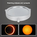 Miniatyrbillede 8 af 8: Film solfilter til 104-130mm objektiv reducerer lys tykkere solteleskopfilter til observation af solen