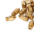 Miniatyrbilde 5 av 8: 20 stk MK8 dyse sett 1,75 mm M6 gjenge polerte ekstruder dyser med oppbevaringsboks for 3D-skriverutskifting 0,5 mm