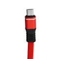 Miniatyrbillede 5 af 8: Micro USB-opladerkabel forlænger nylonflettet hurtigopladningsledning til Android-mobiltelefoner Rød
