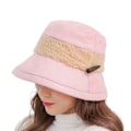 Miniatyrbillede 1 af 4: Vinter Bucket Hat til Kvinder Varme Huer Sød og Varm pink