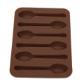 Miniatyrbillede 3 af 5: Kage Chokoladeform Non-Stick Ske Form DIY Bageform Værktøj