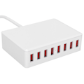 Miniatyrbilde 4 av 5: 2.4A 50W 8 porter USB-lader bærbar USB-skrivebords smart ladestasjon for telefoner nettbrett