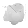 Miniatyrbilde 6 av 8: Elefantformet oppbevaringsboksform Fleksibel silikonform for å lage håndverksdekorasjoner