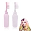 Miniatyrbild 3 av 5: Favson Root Comb Applicator Bottle, 2PCS Hårfärgningsborste Flaska Applicator Bottle Comb Plast Squeeze Flaskor 6 Ounce med Skala, Hårfärgningsfärg Ap