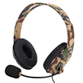 Miniatyrbild 1 av 2: Bärbart Huvudmonterat Datorspel Headset Hörlurar för XBOX ONE Grön Kamouflage