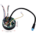 Miniatyrbild 3 av 6: Elektrisk Scooter Instrumentpanel, Tydlig Display för Effekt- och Hastighetsvisning för Ninebot ES1 ES2 ES4, Kompakt Storlek och Lättviktsdesign, Hög Precision