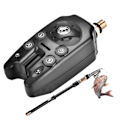 Miniatyrbild 2 av 2: LED Fiske Elektronisk Fiskbettlarm Finder Ljudlarm Indikatorljus Stick (Svart)
