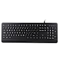 Miniatyrbilde 2 av 5: Ergonomisk USB-grensesnitt Multimedia LED-bakgrunnsbelyst tastatur for eldre