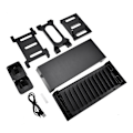 Miniatyrbilde 1 av 5: Vertikal konsollstativ kjølevifte spilldiskstativholder for PS4 SLIM PRO XboxONE S