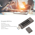 Miniatyrbild 7 av 8: Krypterad USB-enhet Säker krypterad knapp USB3.1 100MByet/s Hög hastighet U Flash-enhet Lösenordsminne 128GB