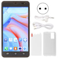 Miniatyrbillede 1 af 5: S21 Ultra mobiltelefoner 5,0 tommer til Android 11.0 2,4G 5G dobbelt skærm WiFi 2GB 16GB front 5MP bag 8MP 100‑240V sort