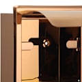 Miniatyrbillede 3 af 8: Indbygget stil toiletpapirholder rustfrit stål papirholder toiletrulleholder til hotelbadeværelse rosenguld