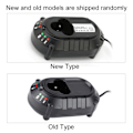 Miniatyrbillede 6 af 6: 10,8V 12V Batterilader til Makita Lithium Batterier 100‑240V DC10WA DF030D 100V-240V EU Stik