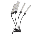 Miniatyrbillede 3 af 5: LED Grow Light 4 Hoved Fleksibel Fuld Spektrum Belysning 5 Gear Dim