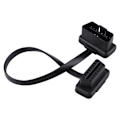 Pikkukuva 3 / 5: Auton OBD2 16-nastainen uros-naaras jatkokaapeli, diagnostiikkasovitin, 30 cm/12 tuumaa