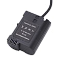 Miniatyrbillede 3 af 8: Type C fuldt afkodet dummy batteri powerbank med EN EL15 fjederkabel til D810 D850 Z5 Z6 Z6II Z7 Z7II kamera