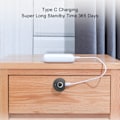 Miniatyrbild 8 av 8: Skåplås för möbler, uppladdningsbart batteridrivet biometriskt säkerhetssystem, dold installation, 5 sekunders snabb upplåsning, stöder 10 fingeravtryck