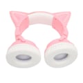 Miniatyrbillede 5 af 5: Katteøre Bluetooth-headset Stereo Sød Høj Følsomhed Indbygget Mikrofon Justerbar LED Børne-headset med 3,5 mm Kabel