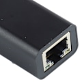 Pikkukuva 3 / 8: USB C - Ethernet-sovitin, jossa valo USB Type C - RJ45 Gigabit-kaapelimuunnin tabletille, musta