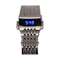 Miniatyrbild 5 av 5: Legering Klocka LED Digital Display Snabbkoppling Mode Klocka för Daglig Affärsverksamhet