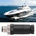 Pikkukuva 1 / 8: NMEA 2000 -liitäntä, uros, kentälle asennettava liitin, M12, 5-napainen, IP67, vedenpitävä, veneilytarvike Lowrance-verkoille