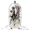 Miniatyrbild 1 av 5: Sminkborste organizer Swivel dammtät lock organizer box byrå hylla
