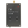 Miniatyrbillede 1 af 5: FM Stereo Transmitter 2000m 500mW RC FMND 88‑108MHz Aluminiumlegering Bærbar FM Transmitter