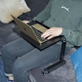 Miniatyrbild 7 av 7: Rotationsunderverk, 360 Graders Laptopställ för Upp Till 17 Tums Bärbara Datorer, Magnesium-Aluminiumlegering Säkerställer Robust Konstruktion Och
