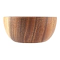 Miniatyrbild 1 av 5: Solid Acacia Träskål för Sallad Soppa Ris Handgjord Träskål Köksredskap (16*7cm)