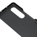 Miniatyrbillede 4 af 8: Telefon Cover Folding Mobiltelefon Beskyttende Etui Fuld Beskyttelse til Galaxy Z Fold 3 Carbon Fiber TeksturRød