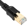 Pikkukuva 1 / 2: Cat8 Ethernet-kaapeli RJ45 Verkkokaapeli Pyöreä Kaapeli Lan-kaapeli Patch-johto 9,8 jalkaa