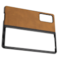 Miniatyrbillede 8 af 8: Mobiltelefon Covers Stødsikkert Telefon Læder Etui Skal til Samsung Galaxy Z Fold 2Brun