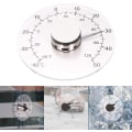 Miniatyrbild 1 av 5: Vägg- och fönstertermometer, transparent för utomhus- och inomhusbruk