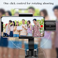 Miniatyrbild 5 av 5: Elegant Smartphone Gimbal Stabilisator, 3-axlig Handhållen Gimbal för Sömlös Videoproduktion, Erbjuder Vikbar Design och Automatisk Orientering