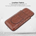 Miniatyrbillede 7 af 8: 3 Finger Cigar Etui Kunstig Læder Blød Anti Fade Åndbar Rejse Cigar Humidor med Lomme