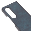 Miniatyrbild 3 av 5: Fällbar skärmtelefonfodral Reptåligt Stötsäkert Syntetiskt läder Telefonskal för Galaxy Z FOLD 4