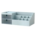 Miniatyrbillede 1 af 5: Kosmetisk/Makeup Vanity Organizer Box, Mini Skrivebordsopbevaring til Kontorartikler, Badeværelsesdisk eller Kommode, 24*12*9cm