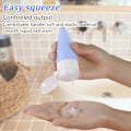 Miniatyrbild 4 av 5: Läckagesäkra påfyllningsbara flaskor - 90 ml reseflaskor, toalettartiklar, schampon och mer, strumpläpp (3-pack) män eller kvinnor