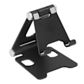 Miniatyrbillede 5 af 5: Mobiltelefonholder Metal Bærbar Foldbar 360 Graders Rotation Desktop Tablet Stativ til Daglig Brug