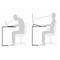 Miniatyrbillede 5 af 5: Bærbar computer kølestativ Svampeformet ergonomisk skridsikker silikone bærbar computer skrivebordsstativ til hjemmekontor Grøn